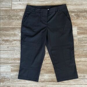 Puma Black Ankle Cropped Pants with Tailored Fit